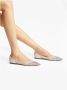 Jimmy Choo Beige Kristal Mesh Puntige Neus Schoenen White Dames - Thumbnail 2