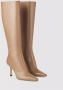 Jimmy Choo Beige Leren Laarzen Brown Dames - Thumbnail 2