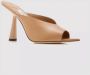 Jimmy Choo Beige leren sandalen met hak Beige Dames - Thumbnail 2