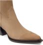 Jimmy Choo Beige Leren Suède Laarzen Lage Hak Beige Dames - Thumbnail 2