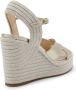 Jimmy Choo Beige Sleehak Sandalen met Gespsluiting Beige Dames - Thumbnail 4