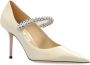 Jimmy Choo Elegante Hakken White Dames - Thumbnail 8