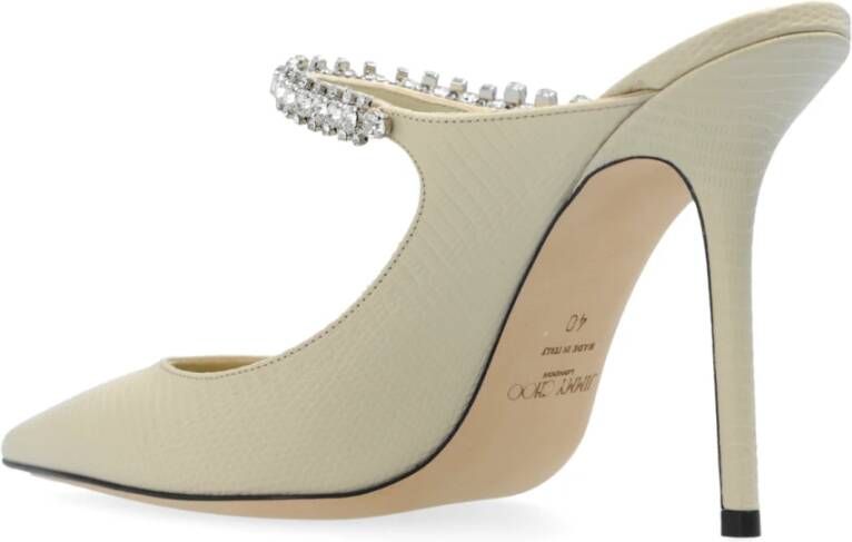 Jimmy Choo Bing met hak slippers Green Dames