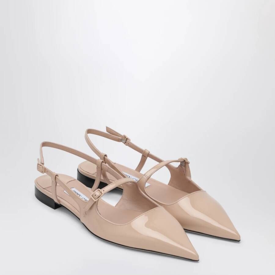 Jimmy Choo Bruid Slingback Platte Schoenen Beige Dames