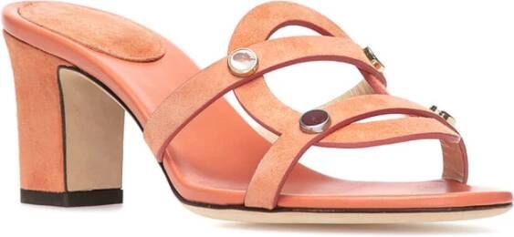 Jimmy Choo Calypso Sandalen Orange Dames