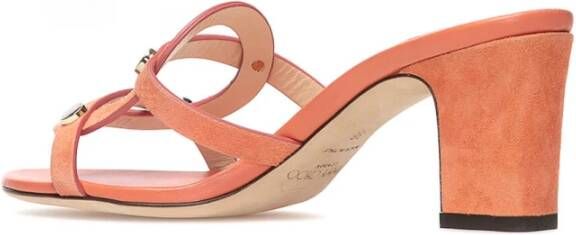 Jimmy Choo Calypso Sandalen Orange Dames