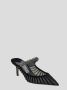 Jimmy Choo Canvas Mule Schoen Black Dames - Thumbnail 2