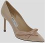 Jimmy Choo Canvas Romy Schoenen Beige Dames - Thumbnail 2