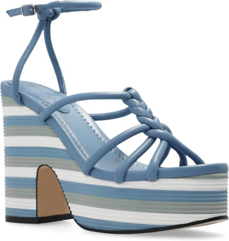 Jimmy Choo Clare platform sandalen Blauw Dames