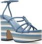 Jimmy Choo Clare sandalen met plateauzool Blauw - Thumbnail 5