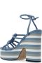 Jimmy Choo Clare sandalen met plateauzool Blauw - Thumbnail 6