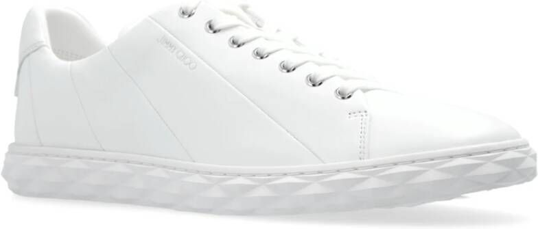 Jimmy Choo Diamant Sneakers White Heren