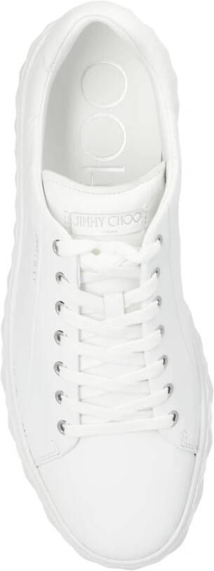 Jimmy Choo Diamant Sneakers White Heren