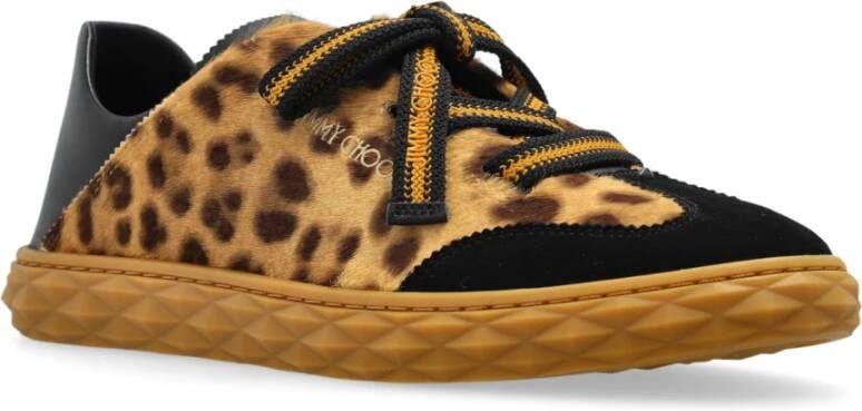 Jimmy Choo Diamantsneakers Brown Dames