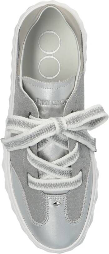 Jimmy Choo Diamantsneakers Gray Dames