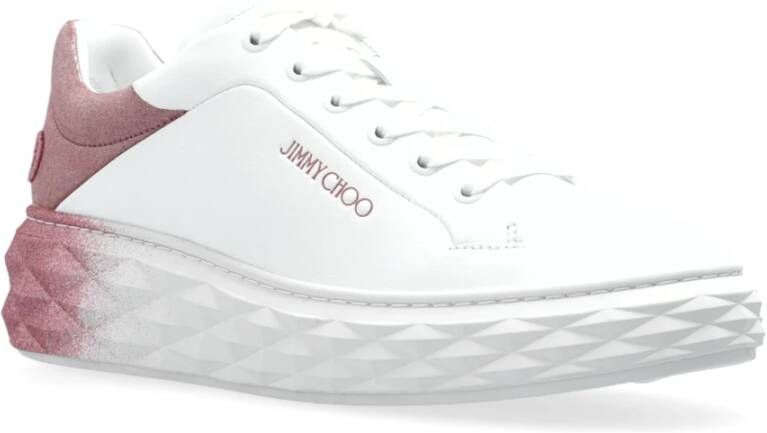 Jimmy Choo Diamantsneakers White Dames