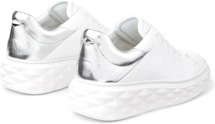 Jimmy Choo Diamond Max Sneakers in Wit White Dames