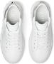 Jimmy Choo Witte Leren Flatform Sneakers met Zilveren Gelamineerd Detail White Dames - Thumbnail 10