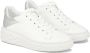 Jimmy Choo Witte Leren Flatform Sneakers met Zilveren Gelamineerd Detail White Dames - Thumbnail 18