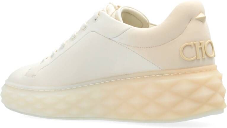 Jimmy Choo Diamond Sneakers Beige Dames