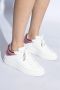 Jimmy Choo Witte leren sneakers met diamantmotief White Dames - Thumbnail 9