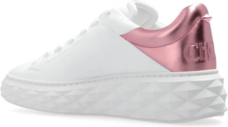 Jimmy Choo Diamond Sneakers White Dames