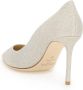 Jimmy Choo Glitter Slip-on Pumps Gray Dames - Thumbnail 2