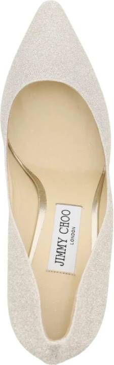 Jimmy Choo Dusty Glitter Pumps Gray Dames