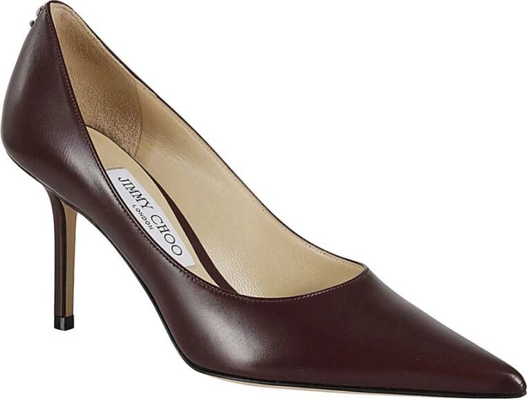 Jimmy Choo Elegant Love Heels Brown Dames