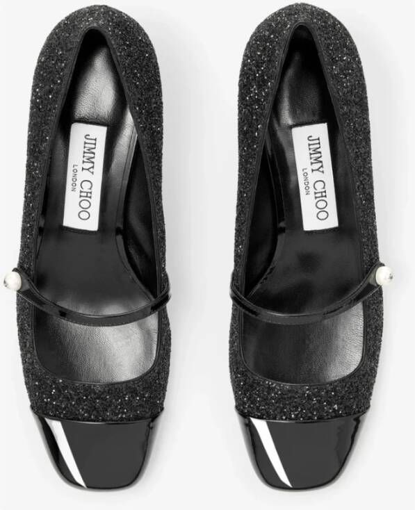 Jimmy Choo Elegante Ballerina Schoenen Black Dames