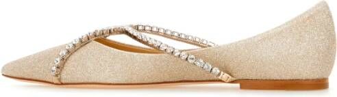 Jimmy Choo Elegante Ballerine Schoenen voor Vrouwen Pink Dames