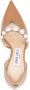 Jimmy Choo Elegante Beige Leren Hakken met Versieringen Beige Dames - Thumbnail 3