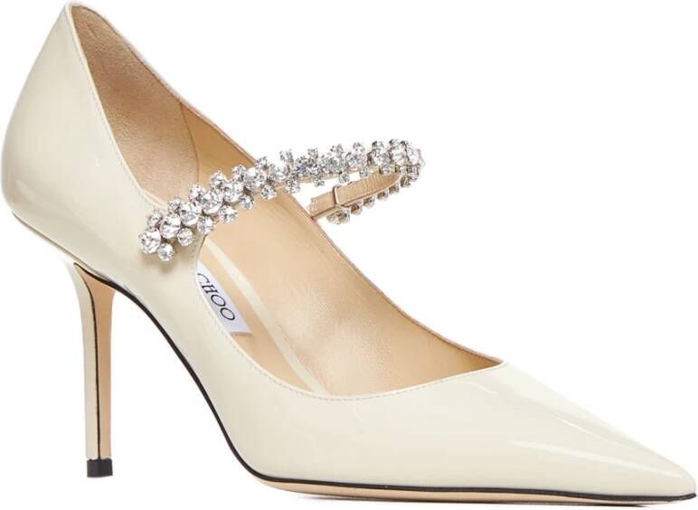 Jimmy Choo Elegante Hakken White Dames