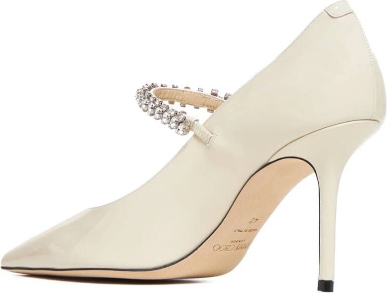 Jimmy Choo Elegante Hakken White Dames