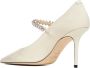 Jimmy Choo Elegante Hakken White Dames - Thumbnail 3