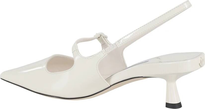 Jimmy Choo Elegante Hoge Hak Sandalen White Dames