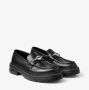 Jimmy Choo Elegante leren mocassins met diamantafwerking Black Dames - Thumbnail 3