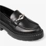 Jimmy Choo Elegante leren mocassins met diamantafwerking Black Dames - Thumbnail 4