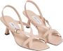 Jimmy Choo Elegante Leren Sandalen Pink Dames - Thumbnail 2