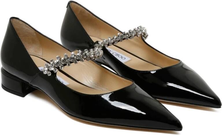 Jimmy Choo Elegante Platte Schoenen voor Vrouwen Black Dames