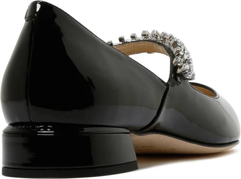 Jimmy Choo Elegante Platte Schoenen voor Vrouwen Black Dames