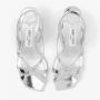 Jimmy Choo Elegante Sculpturale Leren Sandalen Gray Dames - Thumbnail 4