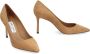 Jimmy Choo Elegante Suède Stiletto Hakken Beige Dames - Thumbnail 2