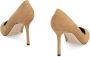 Jimmy Choo Elegante Suède Stiletto Hakken Beige Dames - Thumbnail 3