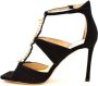 Jimmy Choo Elegante Zwarte Leren Sandalen Black Dames - Thumbnail 3