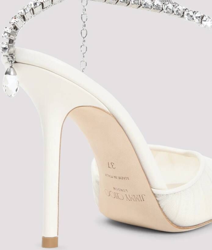 Jimmy Choo Elegante Zwarte Pumps voor Vrouwen Beige Dames