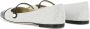 Jimmy Choo Elegante Zwarte Zilveren Ballerina Flats White Dames - Thumbnail 7