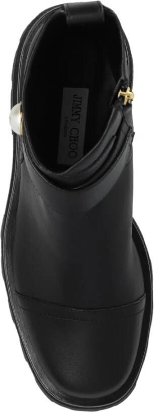 Jimmy Choo Enkellaarzen Meena Black Dames