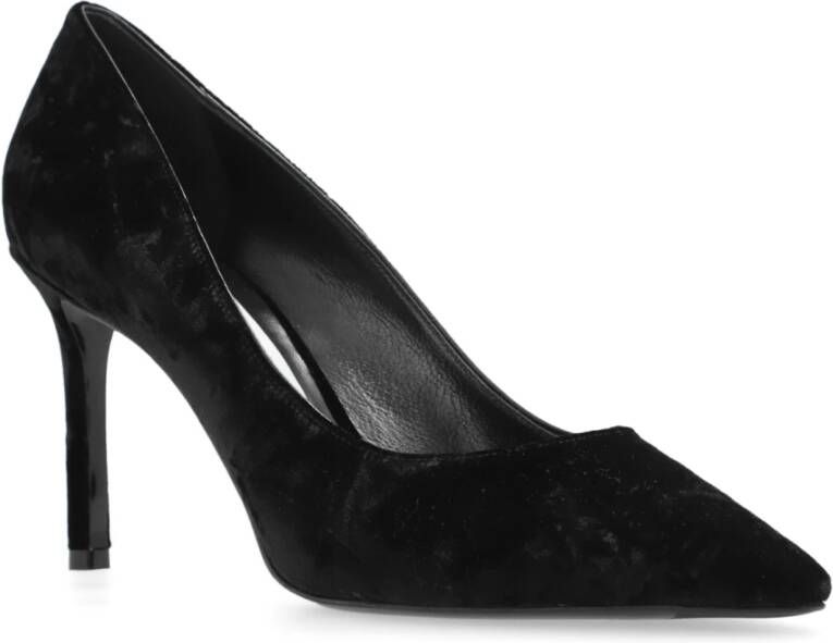 Jimmy Choo Fluwelen stiletto's 'Romy' Black Dames