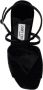 Jimmy Choo Fluwelen V-Cut Platte Sandalen Black Dames - Thumbnail 2